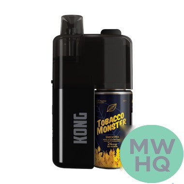 Kong by Zilla x Monster Vape Labs 50K Puffs Refillable Disposable Vape Device With 30ML E-Liquid Bottle