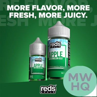 Reds Apple E-Liquid By 7 Daze 100ML – Apple Berries