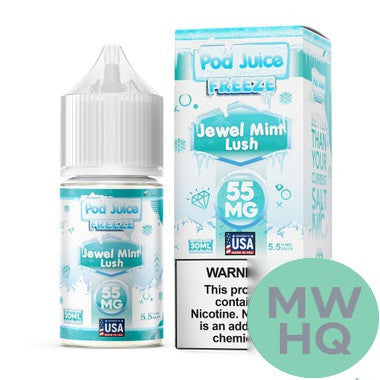 POD Juice Nicotine Salt E-Liquid 30ML – Jewel Menthol