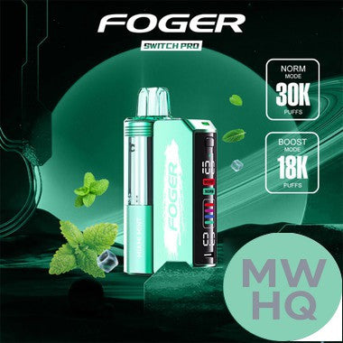 Foger Switch Pro Kit 30K Puffs 19ML Disposable Device & Power Bank