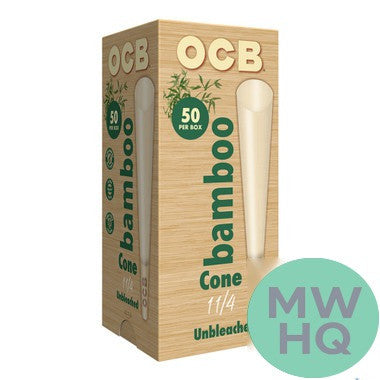 OCB Unbleached Pre-Rolled Cones Tower