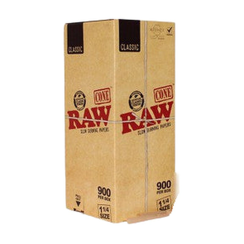 RAW Cone Rolling Papers - Pre-Rolled 1 1/4 Size Cones