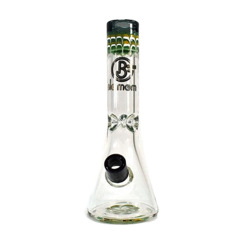Big Mom Glass Water Pipe With Ice Catcher - 1043 Grams - 12.40 Inches - Assorted Colors [N-BM809 / BM809]