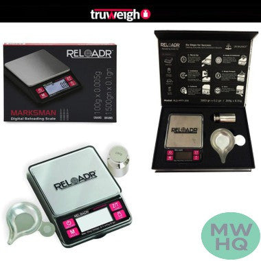 Truweigh RELOADR MARKSMAN Digital Scale 100g x 0.005g – Black