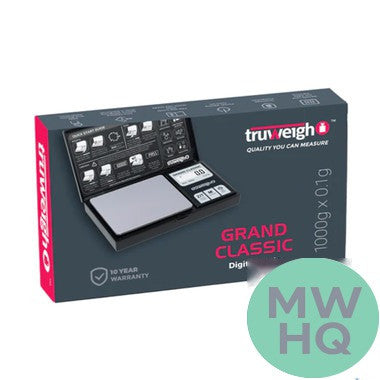 Truweigh Grand Classic Digital Scale 1000g x 0.1g – Black