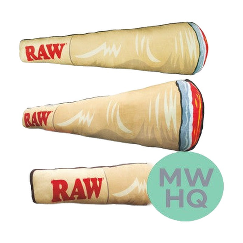 RAW Cone Pillow With Zipper Cover