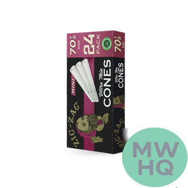 Zig-Zag 70's Mini Pre-Rolled Cones - Pack of 24 Cones