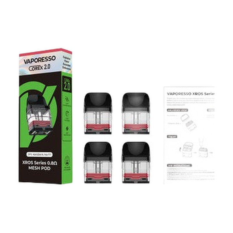 Vaporesso XROS Series Top Fill 2ML Refillable Replacement Pod - Pack of 4