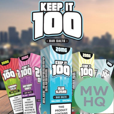 Keep It 100 Bar Salts Nicotine Salt E-Liquid 10ML – Bacco