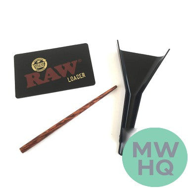 RAW Cone Loader For King Size and 98 Special With Bamboo Poker