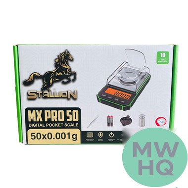Stallion MX PRO 50 Digital Pocket Scale 50g x 0.001g – Black/Green