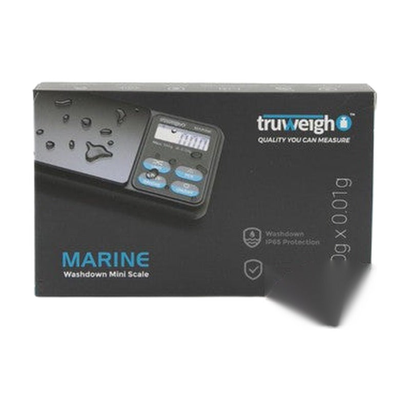 Truweigh MARINE IP65 Rated Washdown Mini Scale - 100g x 0.01g