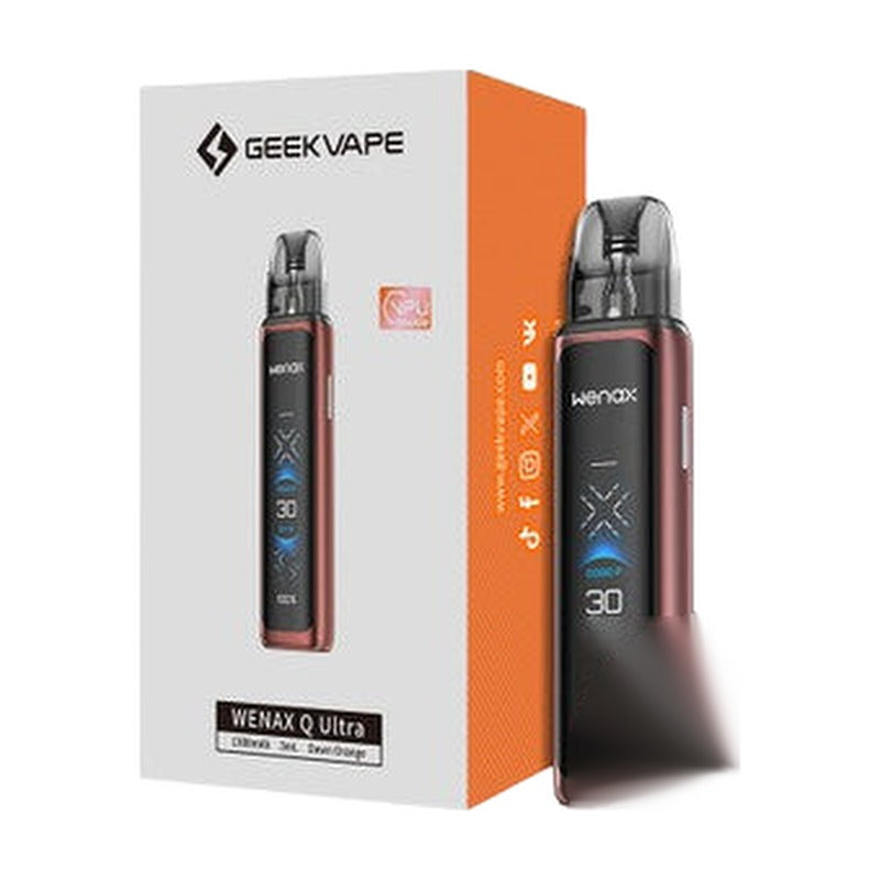GeekVape Wenax Q Ultra 1300mAh Pod System Starter Kit With 2 x 3ML Refillable Q Cartridge