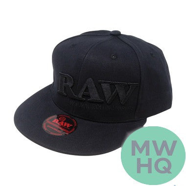 RAW Black On Black FlexFit Cap