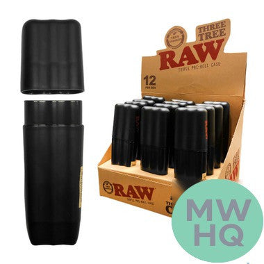 RAW Three Tree Triple Pre-Roll Case