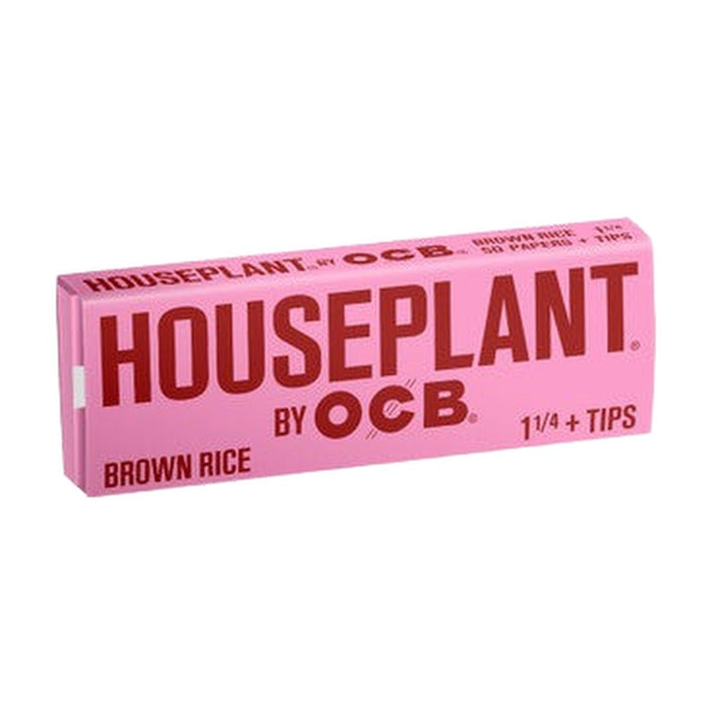 Houseplant By OCB Bamboo Rolling Papers 1 1/4 Size + Tips