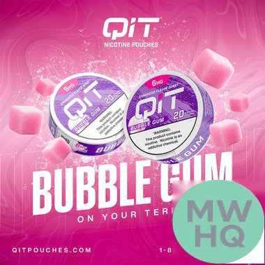 QIT Enhanced Flavor Burst Tobacco-Free Nicotine Pouches - 20 Pouches Per Can