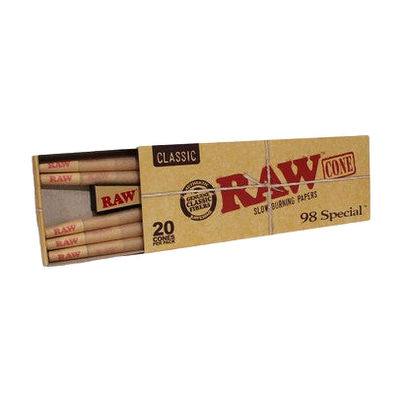 RAW Classic 98 Special Pre-Rolled Cones - Pack of 20 Cones