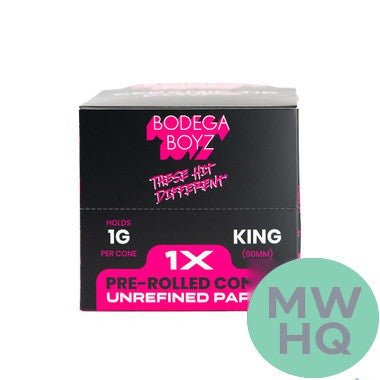 Bodega Boyz King Pre-Rolled Cones With Ceramic Tip - 1ct Tube