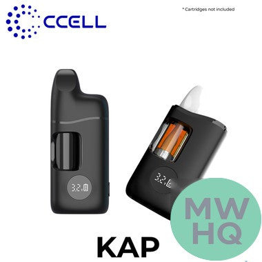 CCELL Kap 500mAh Discreet 510 VV Cartridge Vape Battery With Smart Screen