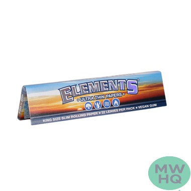 Elements Ultra Thin Rolling Papers - Pack of 32
