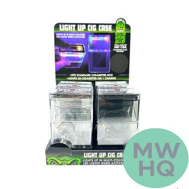 Smokezilla Light-Up Cigarette Case With USB Coil Lighter [25115]