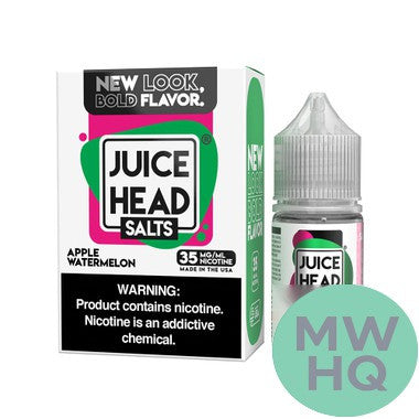 Juice Head Nicotine Salt E-Liquid 30ML – Kiwi Berry / Strawberry Kiwi