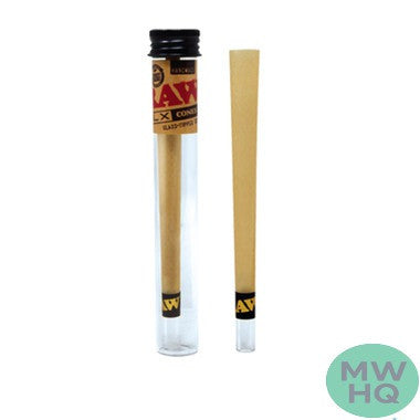 RAW DLX Cones Handmade Glass Tipped Cones