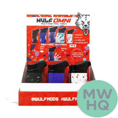 Wulf Mods Omni Multi Dab Tool Butane Torch Lighter - Assorted Colors
