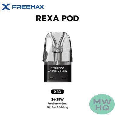 Freemax Rexa 3ML Refillable Replacement Pod - Pack of 3