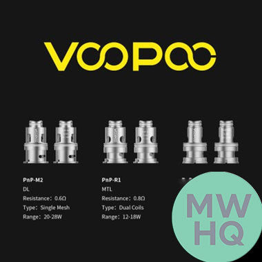 VooPoo PnP Replacement Coils - Pack of 5