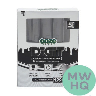 Ooze Digit Smart Tech Battery 400mAh 510 Device Pen With Digital Screen & Twist Dial