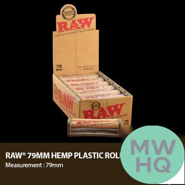 RAW Hemp Plastic Cigarette Rolling Machine - 79mm