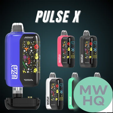 Luzid Sikret Pulse X 1000mAh VV 510 Cartridge Device Mod Battery With 3D Curved Screen