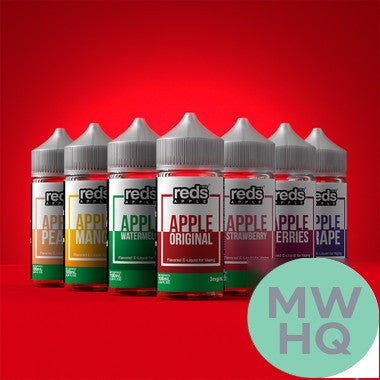 Reds Apple E-Liquid By 7 Daze 100ML – Apple Berries