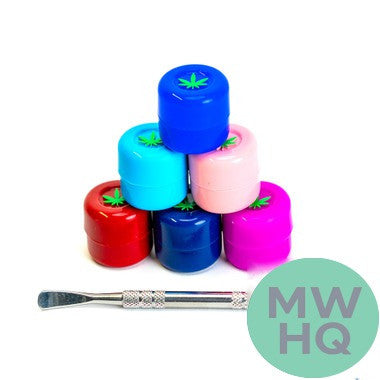 Headway Designs DAB'EM Silicone Travel Containers - Pack of 6