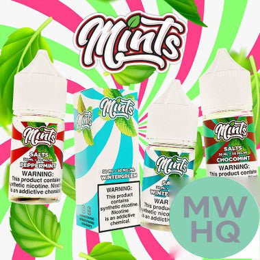 Mints Synthetic Salt Nicotine E-Liquid By Verdict Vapors 30ML