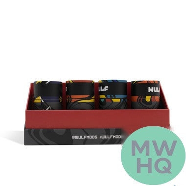 Wulf Mods Airtight Glass Nug Jar - Assorted Colors
