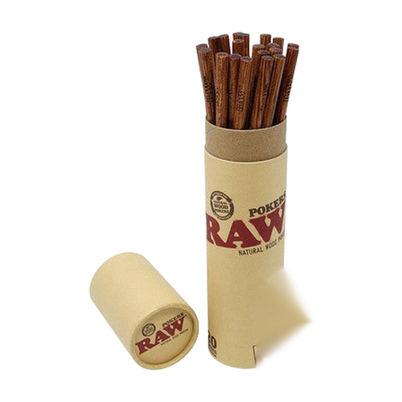 RAW Wooden Poker Sticks Large - Pack of 20