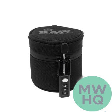 RAW Smell Proof Cozy & Jar With Zipper Bag & Lock