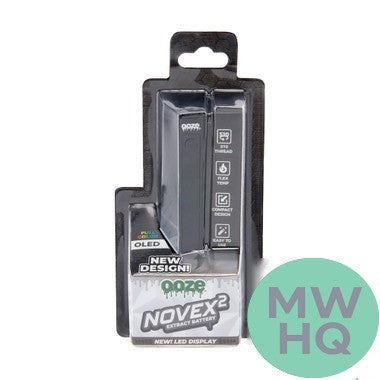 Ooze Novex 2 400mAh VV Extract Mod Battery Vaporizer With OLED Screen