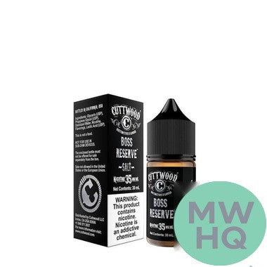 CUTTWOOD Salt Nic Nicotine E-Liquid 30ML