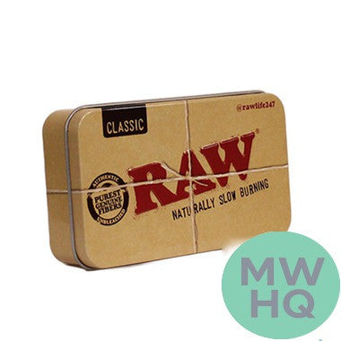 RAW Metal Tin - Metal Carrying Case