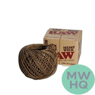 RAW Hemp Wick Ball - 100 Feet / 30.5 Meters