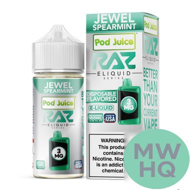 POD Juice x RAZ Series Nicotine E-Liquid 100ML
