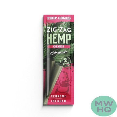 Zig-Zag Terpene Infused Hemp Cones - Pack of 2