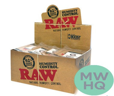 RAW x Integra 62% Humidity Control Packs - 67 Grams - Pack of 12
