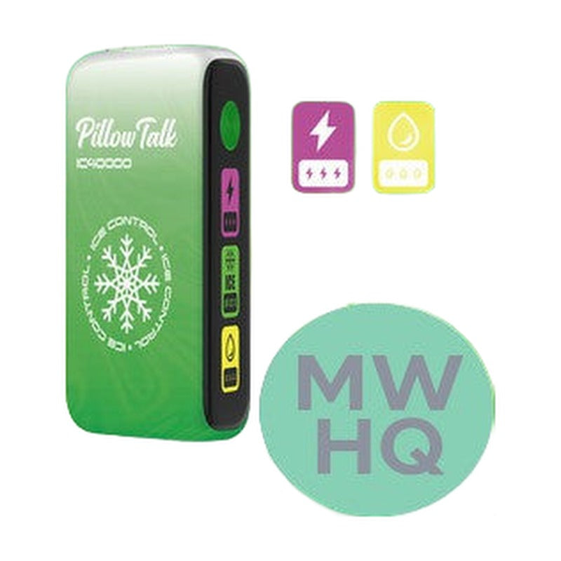 Pillow Talk Ice Control IC40000 Puffs 20ML Disposable Device With Touch To Adjust Ice Level & LED Screen (Texas Compliant)