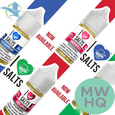 I Love Salts Synthetic Nicotine Salt E-Liquid By Mad Hatter 30ML