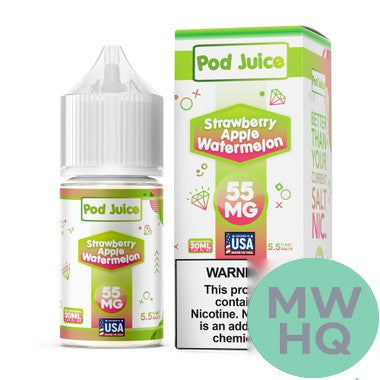 POD Juice Nicotine Salt E-Liquid 30ML – Jewel Menthol